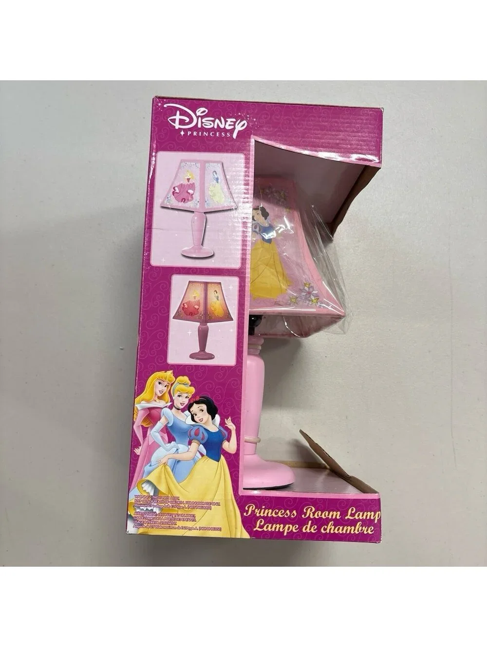 Y2K Disney Princess Room Lamp Vintage New in Box Original Packaging Toy Island